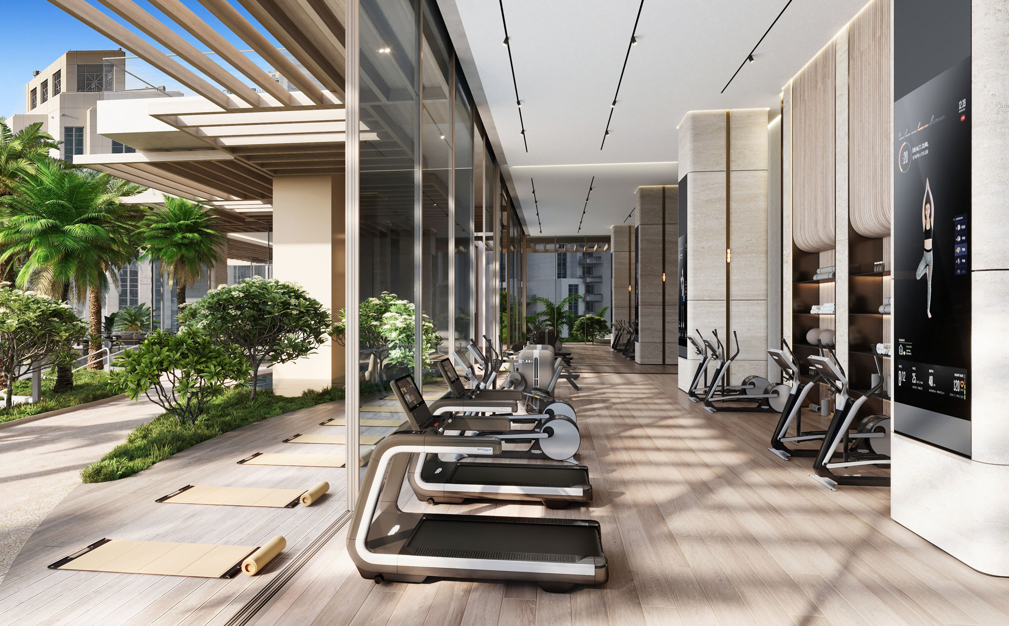 Fairmont-Residences-Solara-Tower-salle de sport