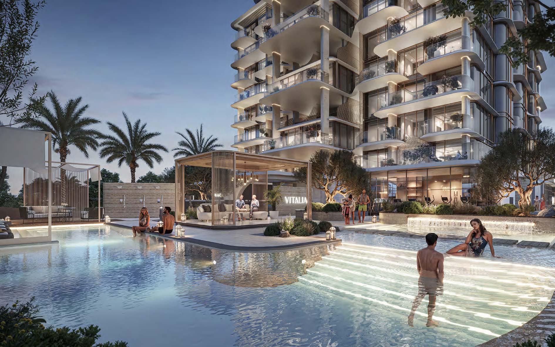 Piscines_Vitalia Palm Jumeirah Residences
