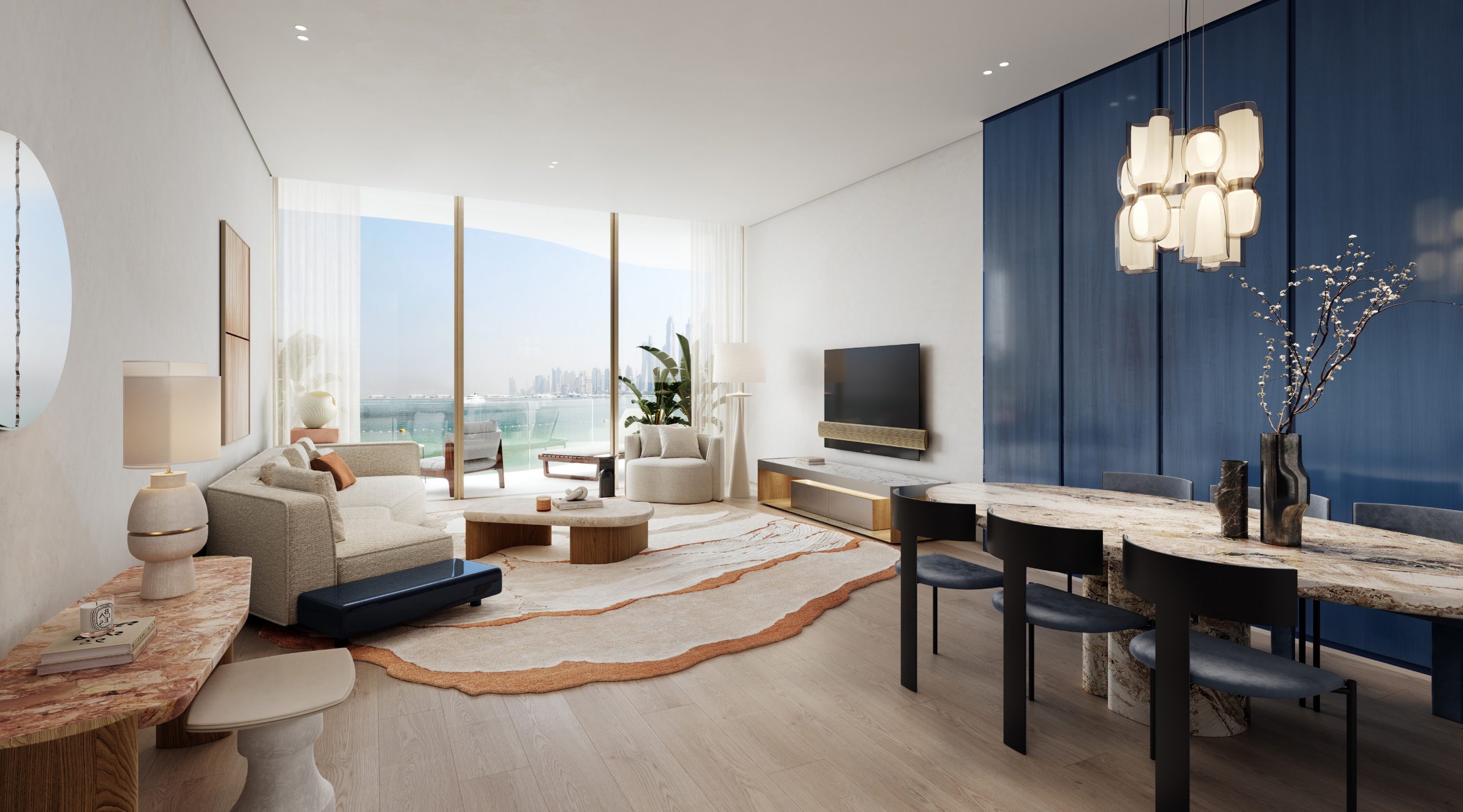 Dubai Harbour Residences Interior design