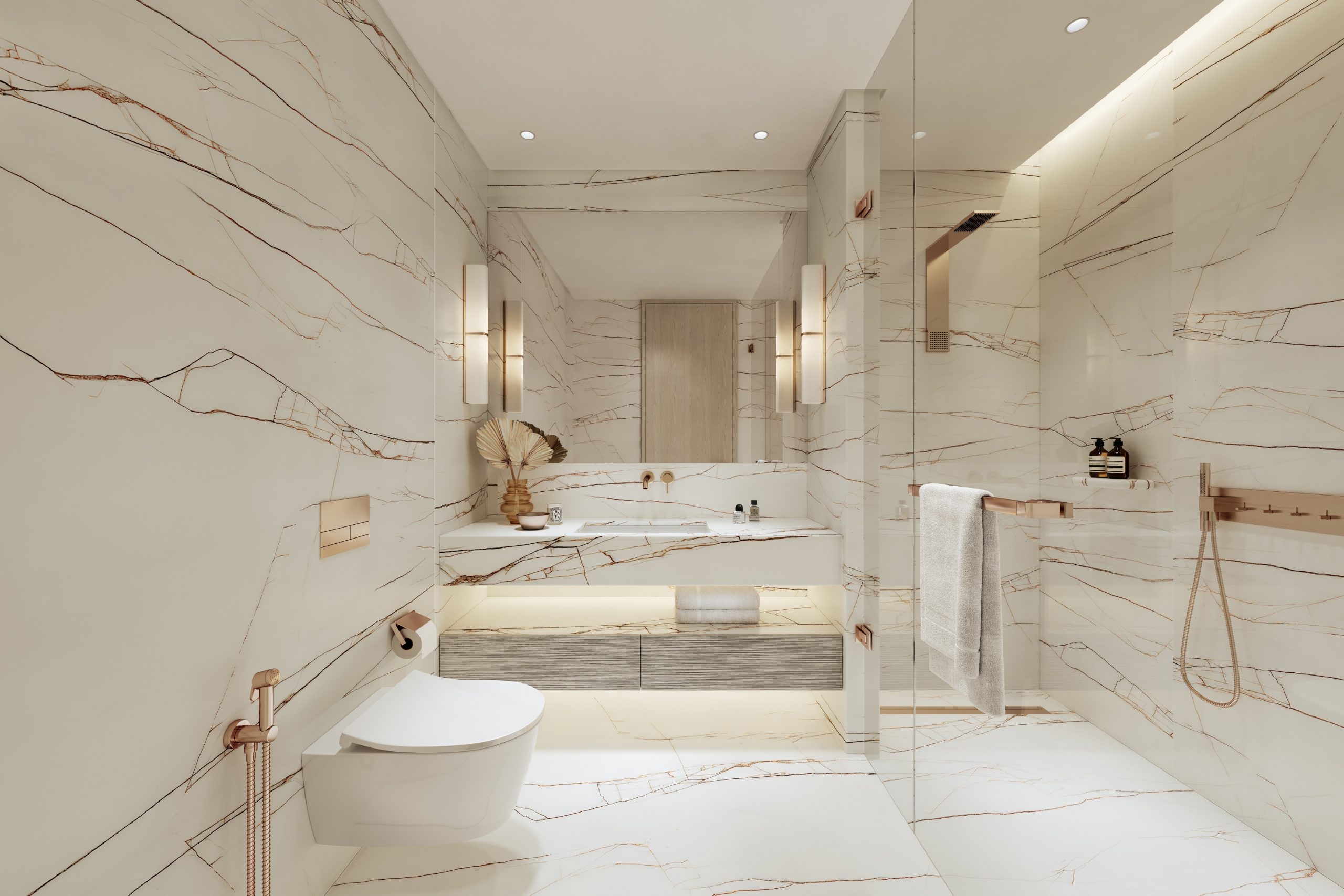 Dubai Harbour Residences salle de bain
