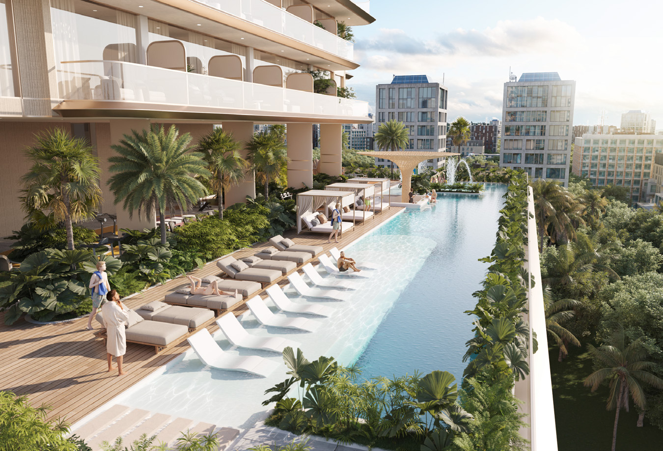 One park square piscine