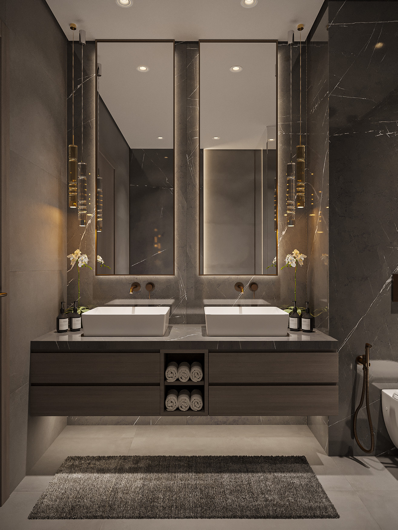 One park square salle de bain