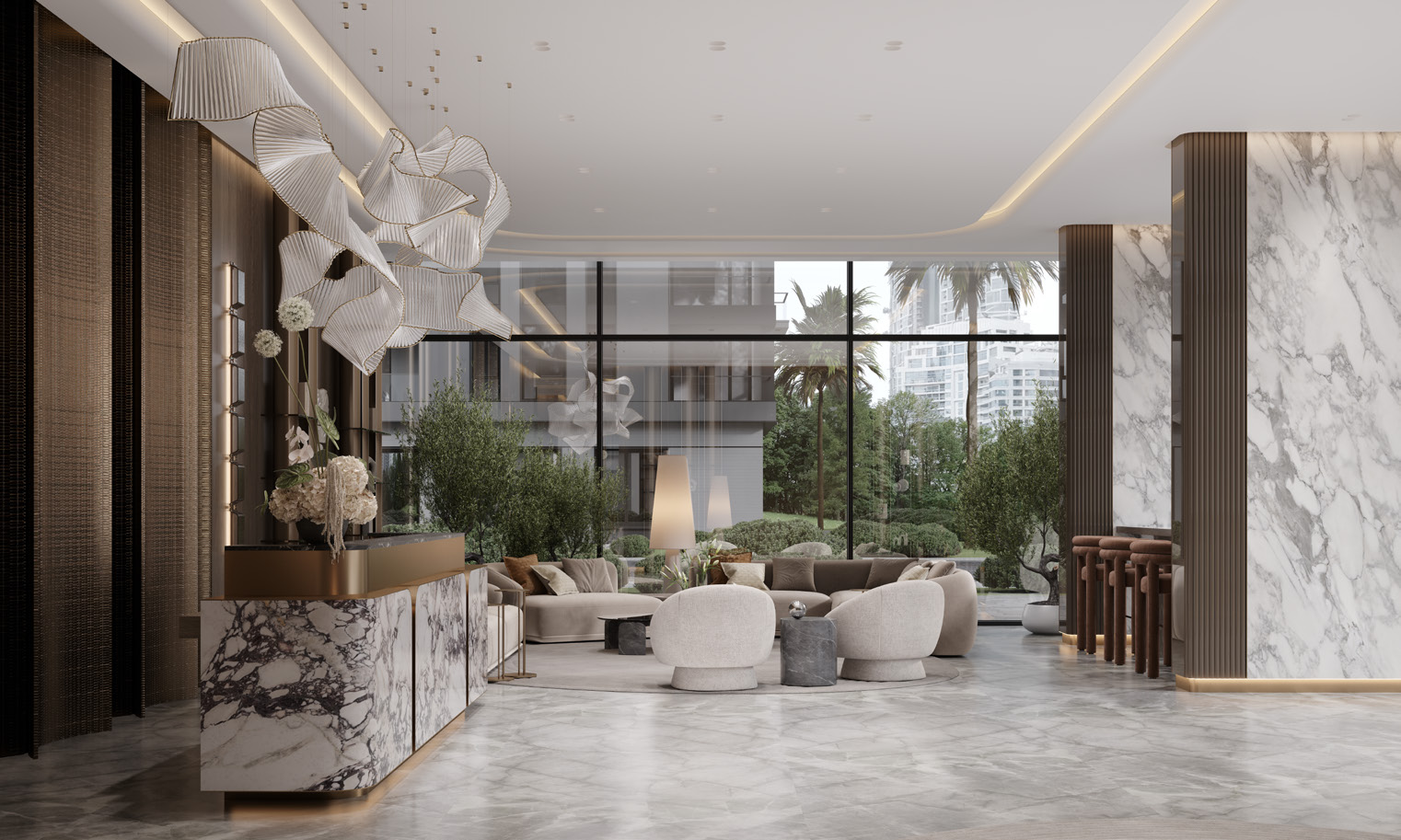 lobby one park square