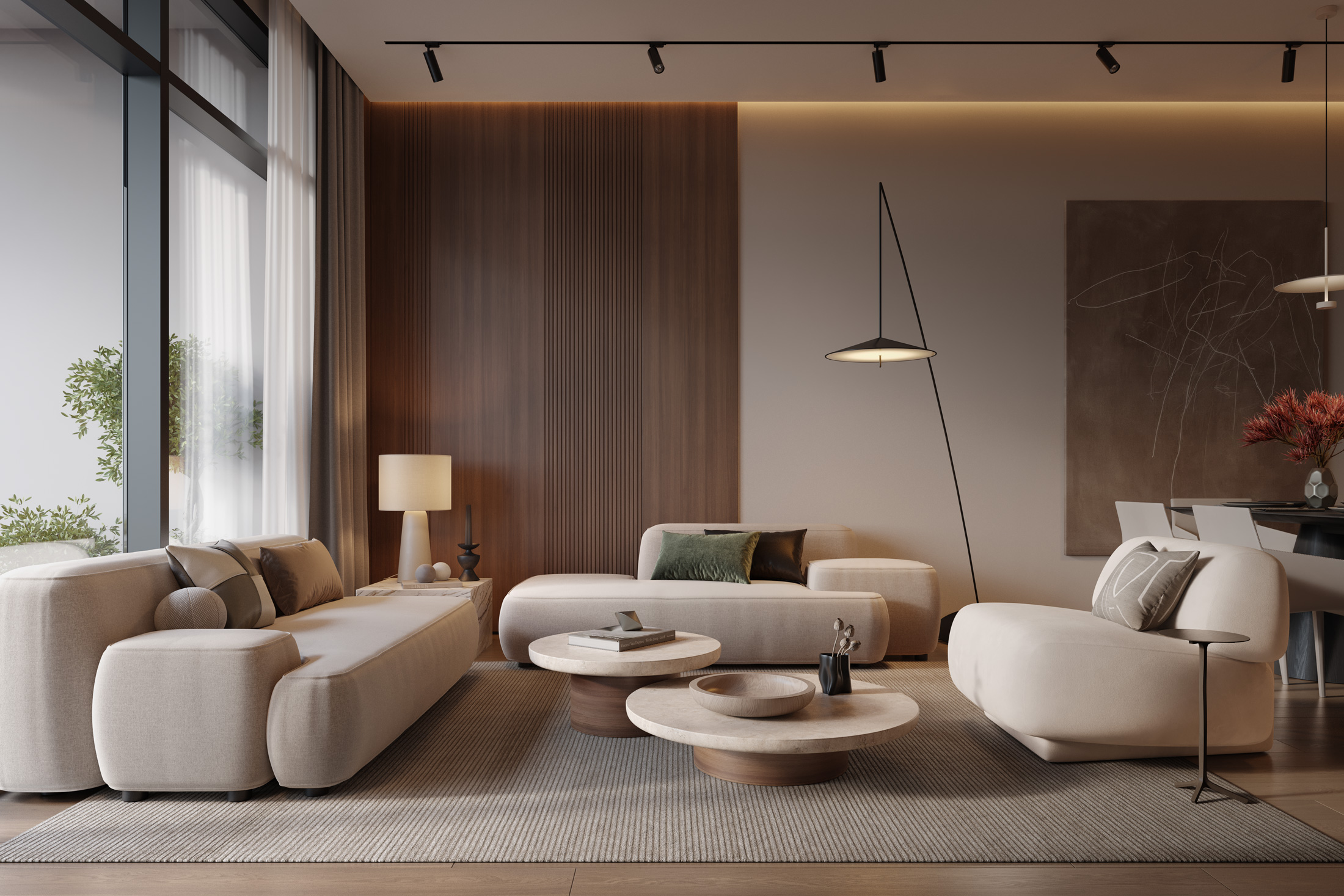 Urban Life_salon_1 chambre