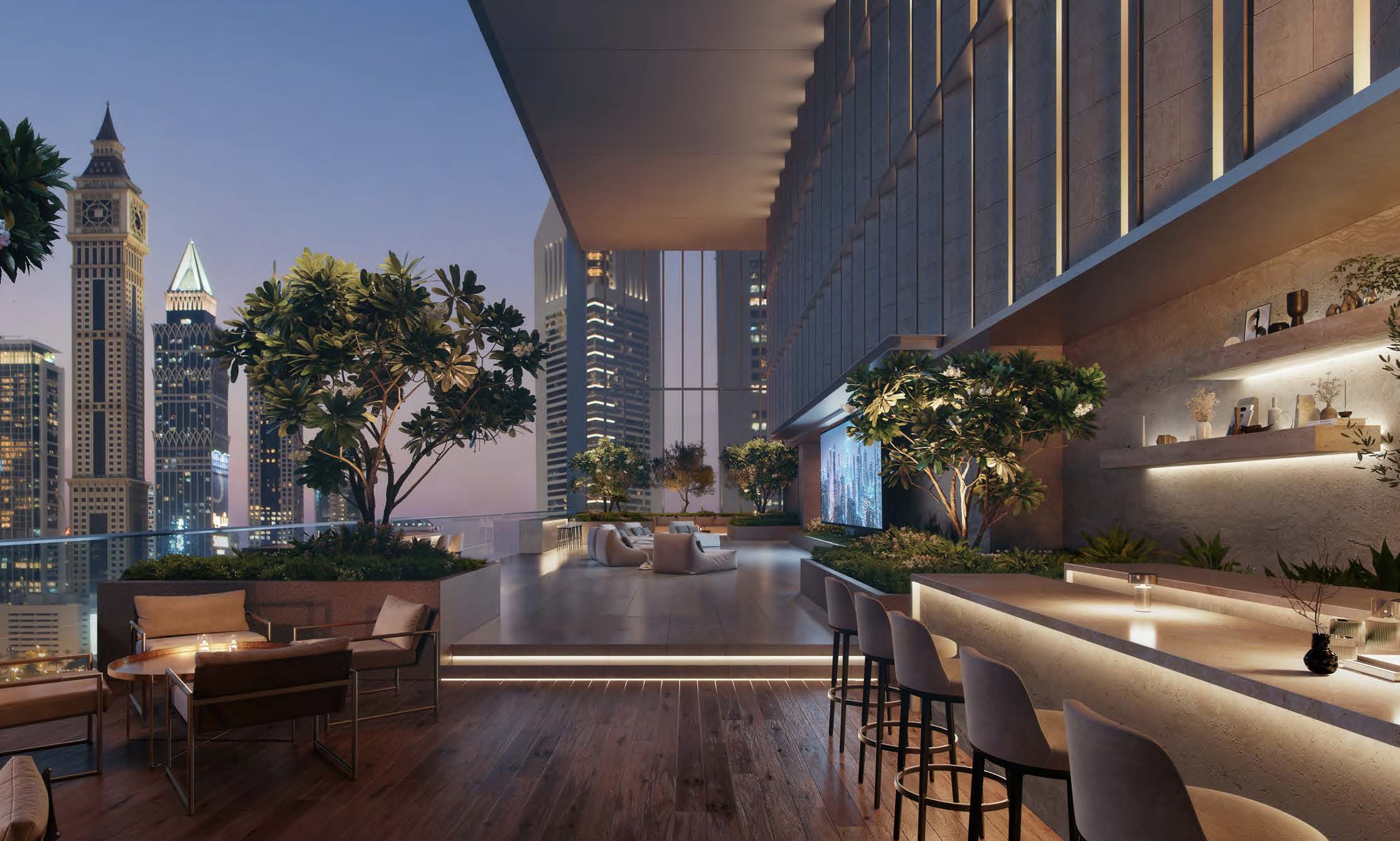Jumeirah Residences Emirates Towers-Sky terrace