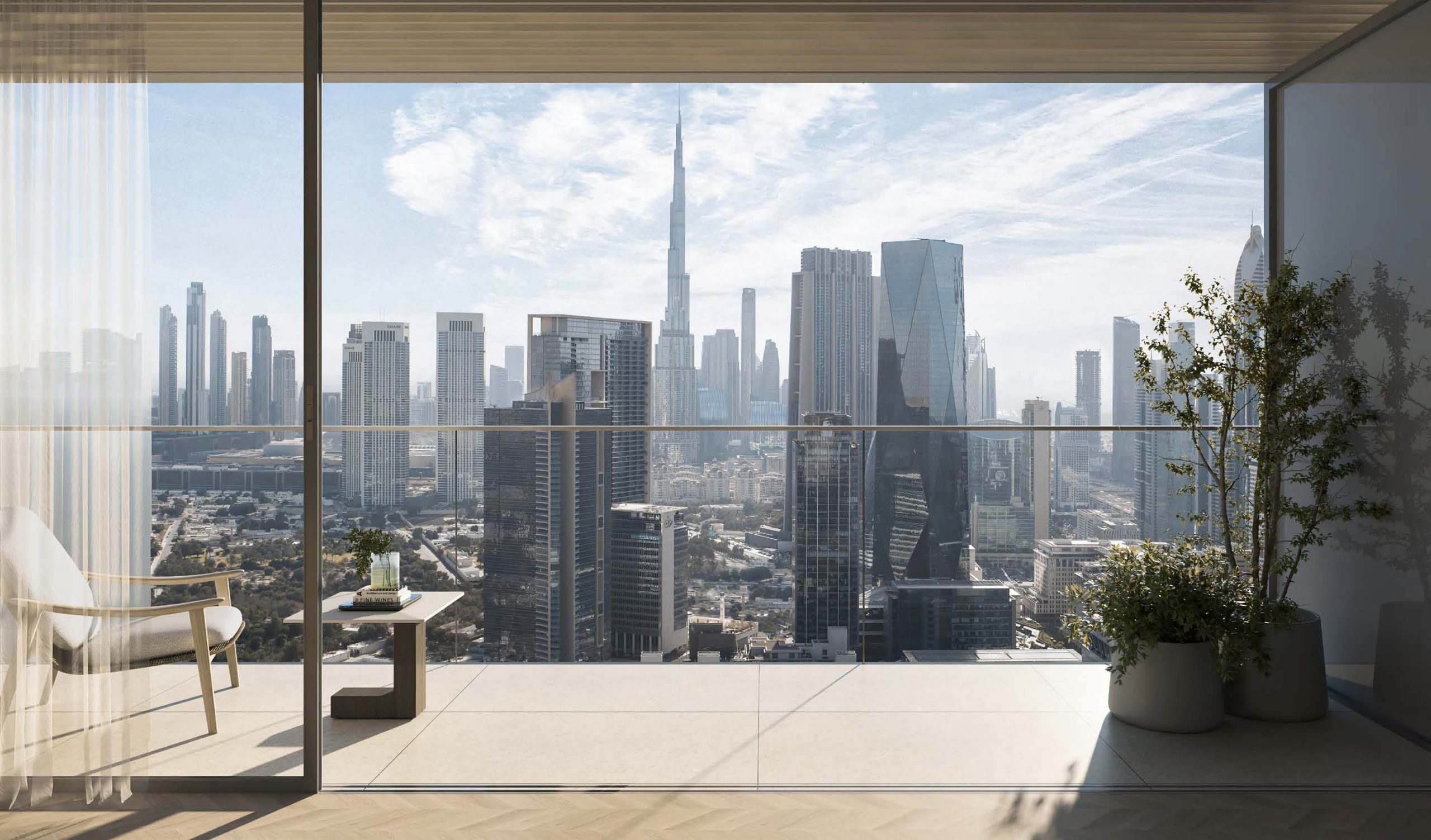 Jumeirah Residences Emirates Towers-vue skyline