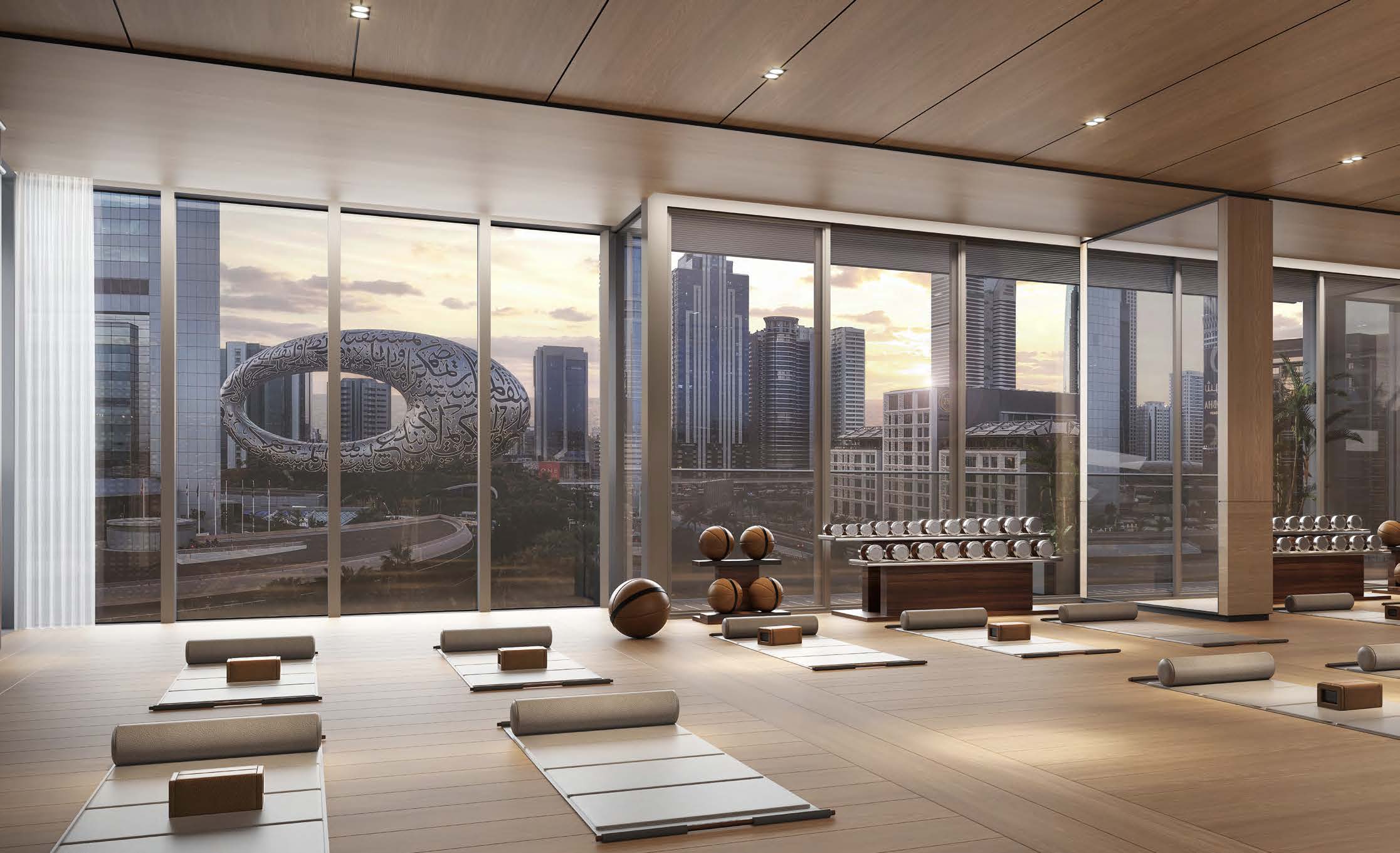 Jumeirah Residences Emirates Towers-yoga studio