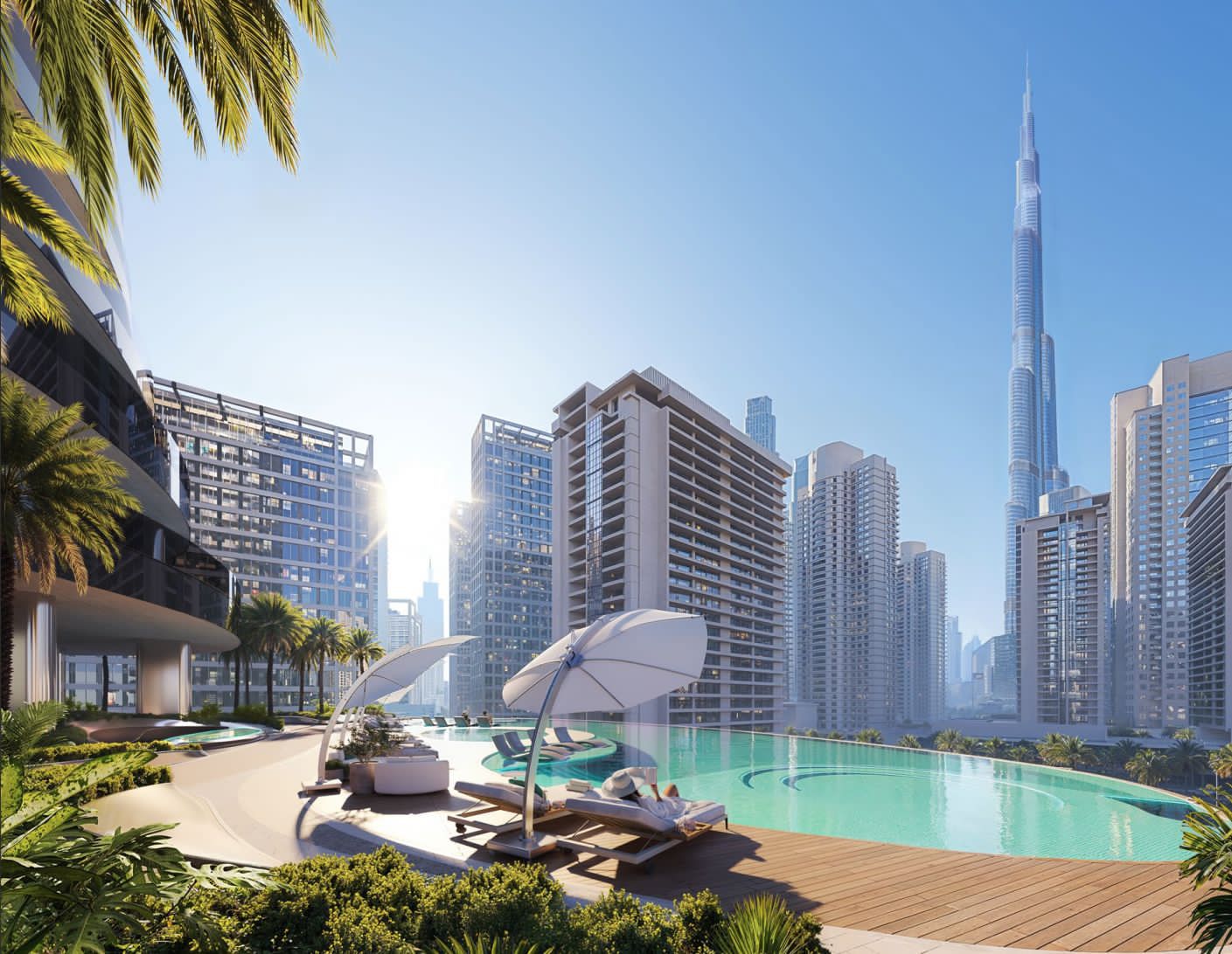 Skyblade binghatti burj khalifa vue