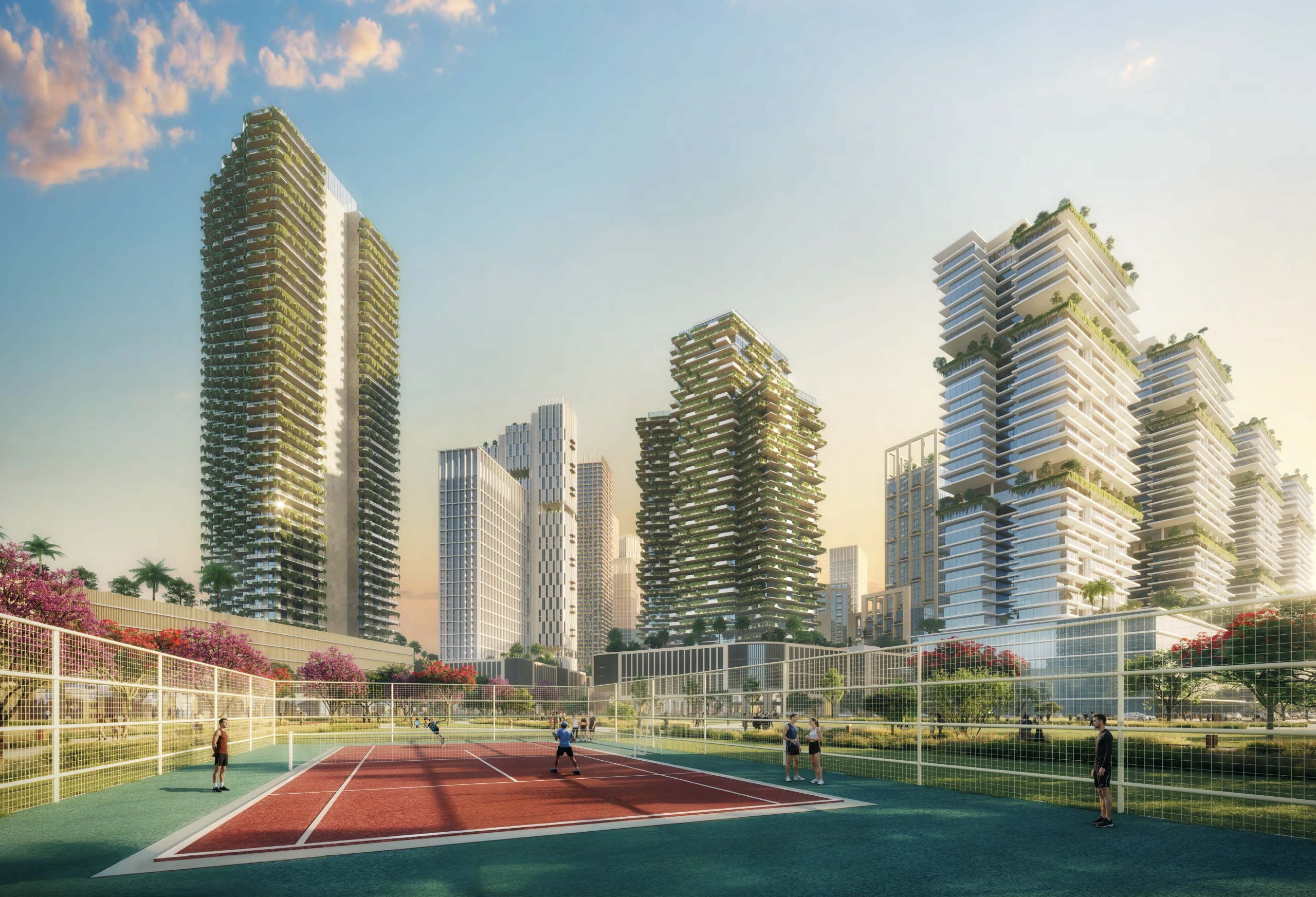 Azizi Milan Tennis court