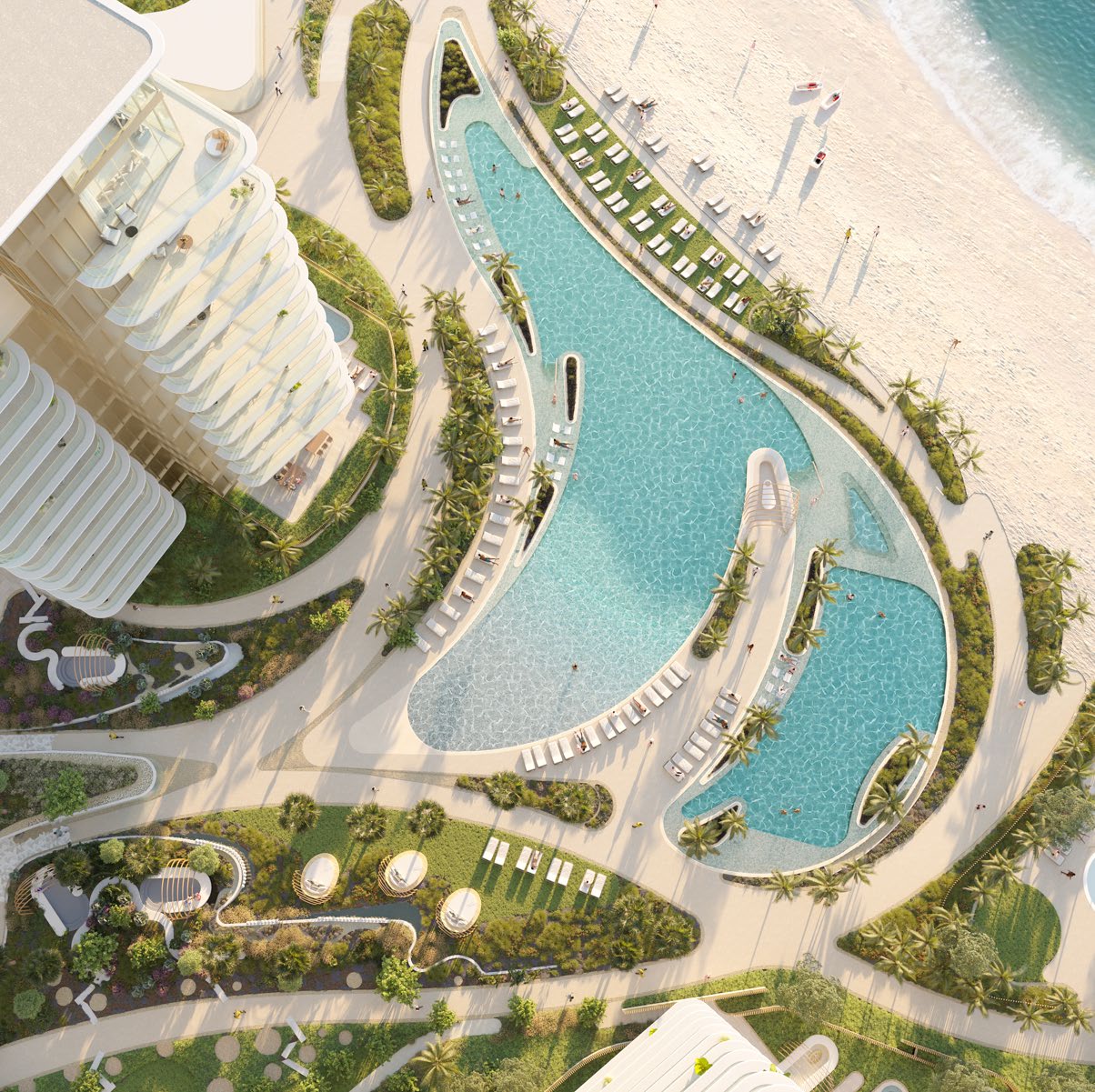 Serenia-District-West Tower-piscines