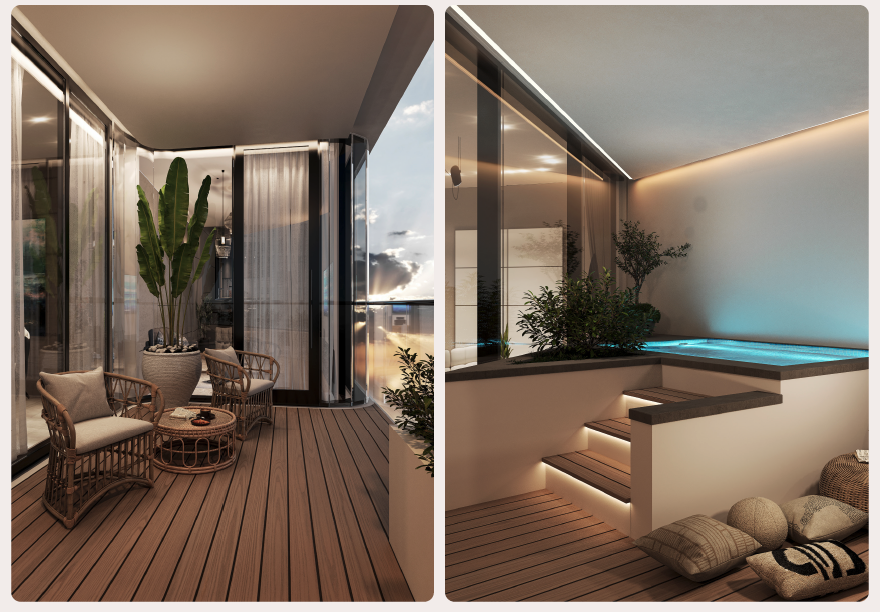 Chelsea Gardens Terrasse