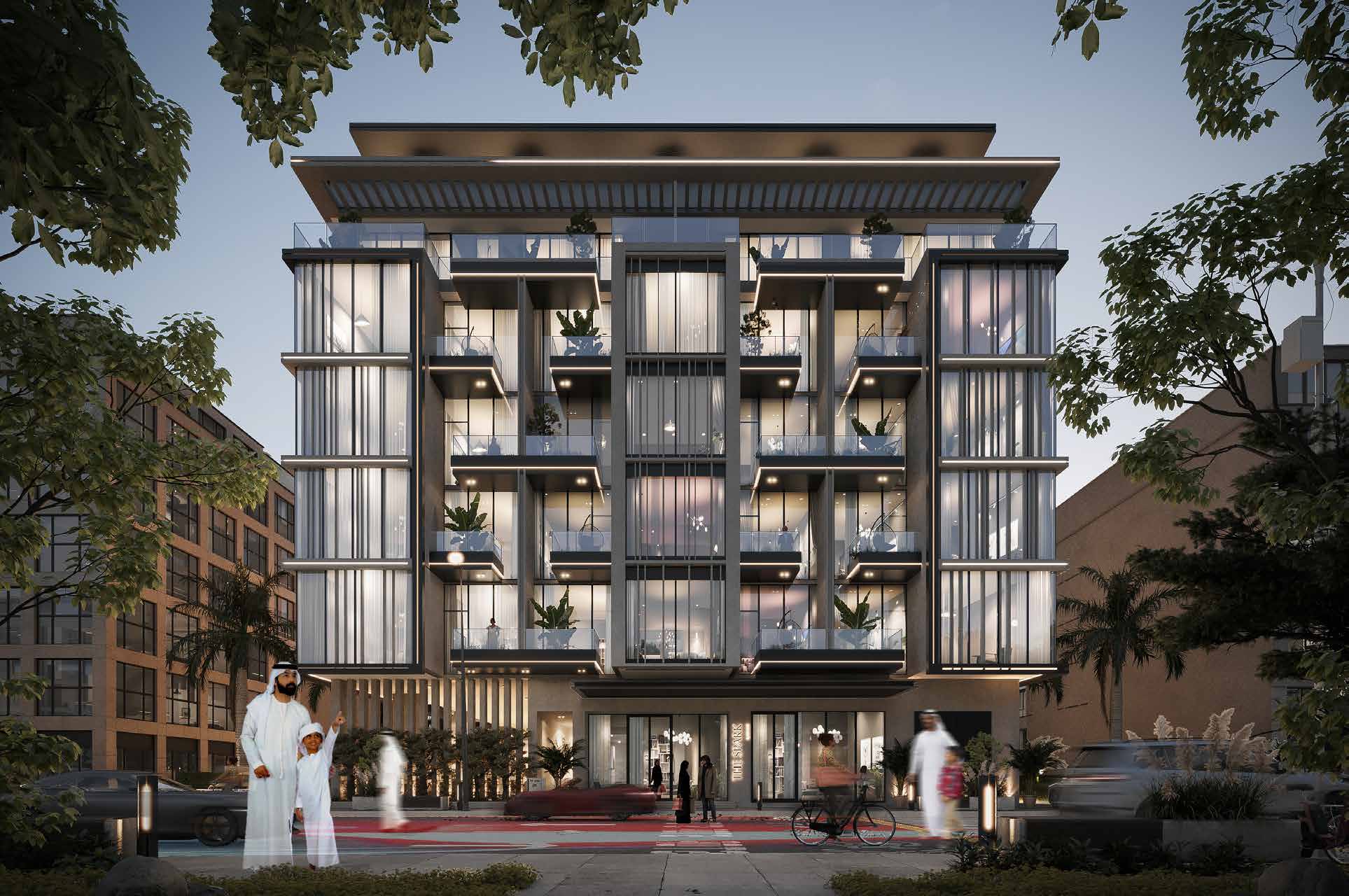 Immeuble illumine - THE SPARK BY ESNAAD