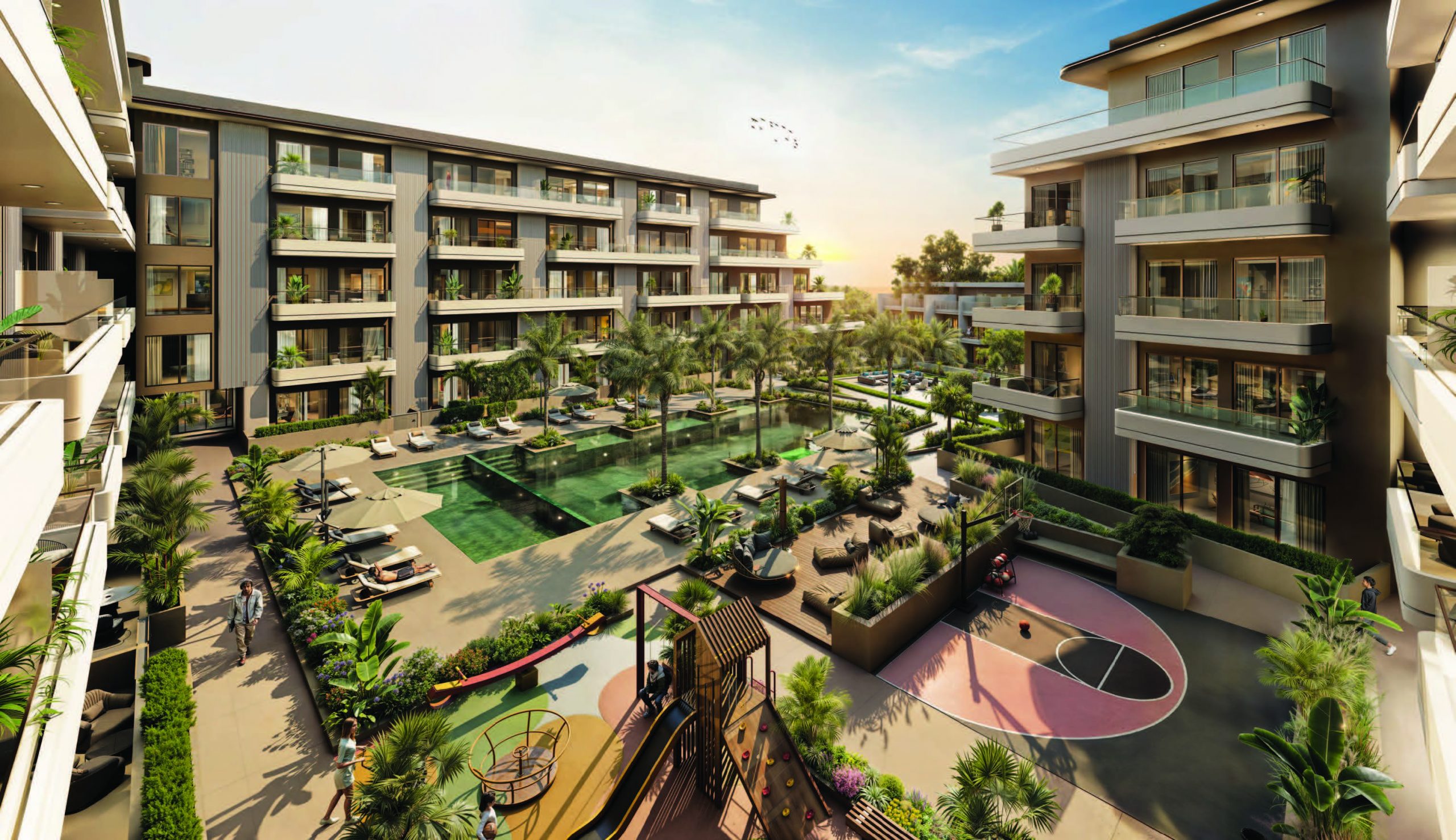 Sol terra casa townhouse luxe piscine