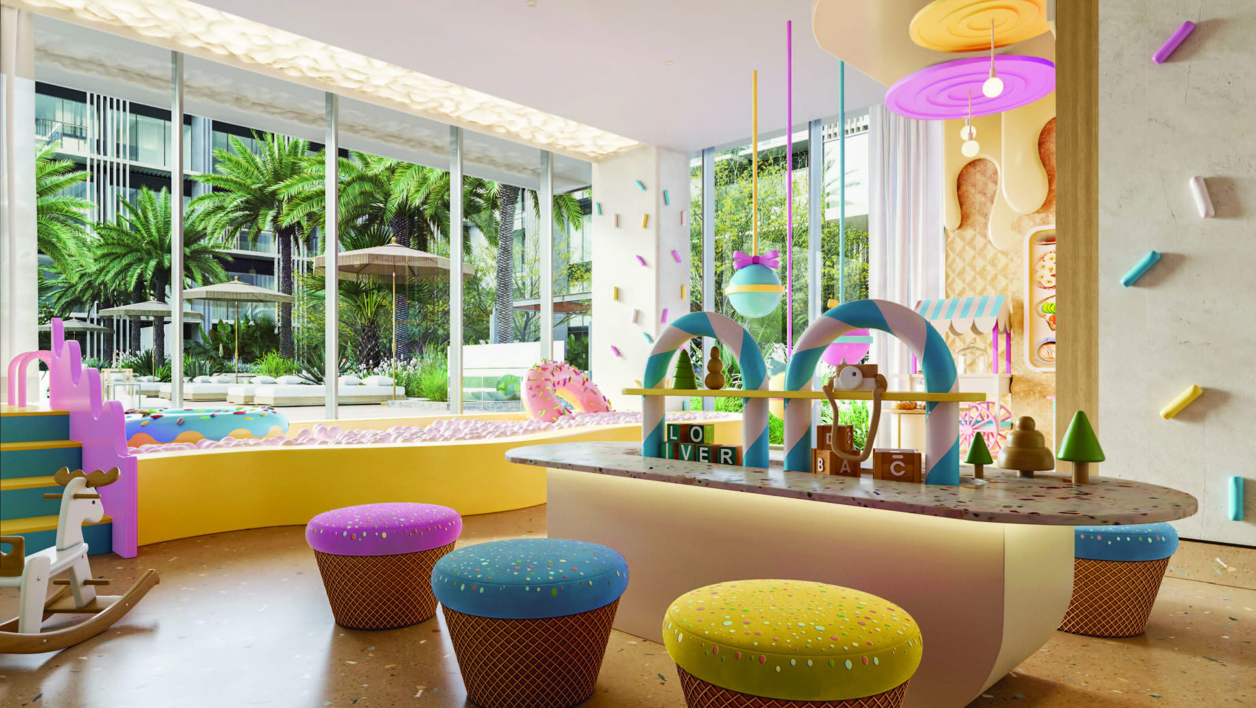 Everly Place - Ellington - salle de jeux