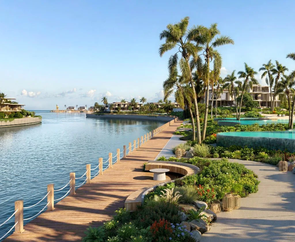 Bay Estate by Nakheel, promenade le long de la marina