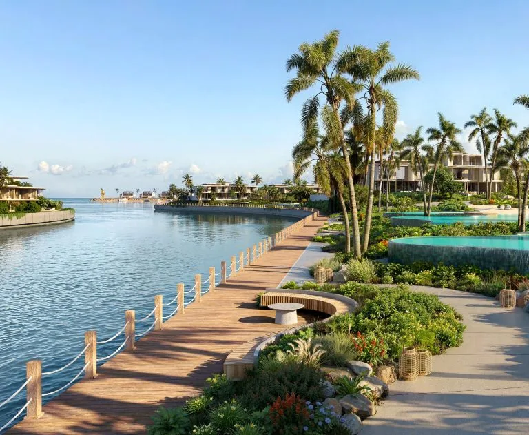 Bay Estate by Nakheel, promenade et marina