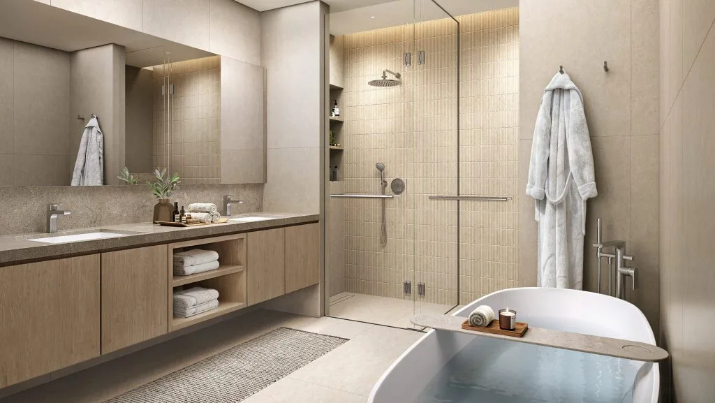 Bay Estate by Nakheel, salle de bain principale