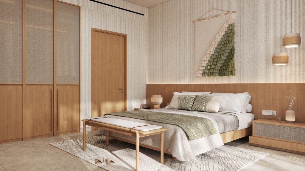 Kore by Imtiaz – chambre d'un appartement, Dubai Land Residence Complex