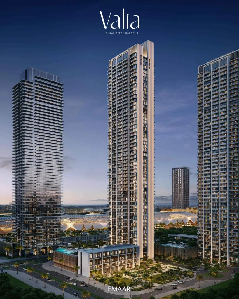 Valia by Emaar, les tours de nuit